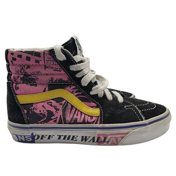 VANS SK8-Hi Lady Vans Azalea Pink True White Women Sneakers Size 5 - Picture 7 of 12
